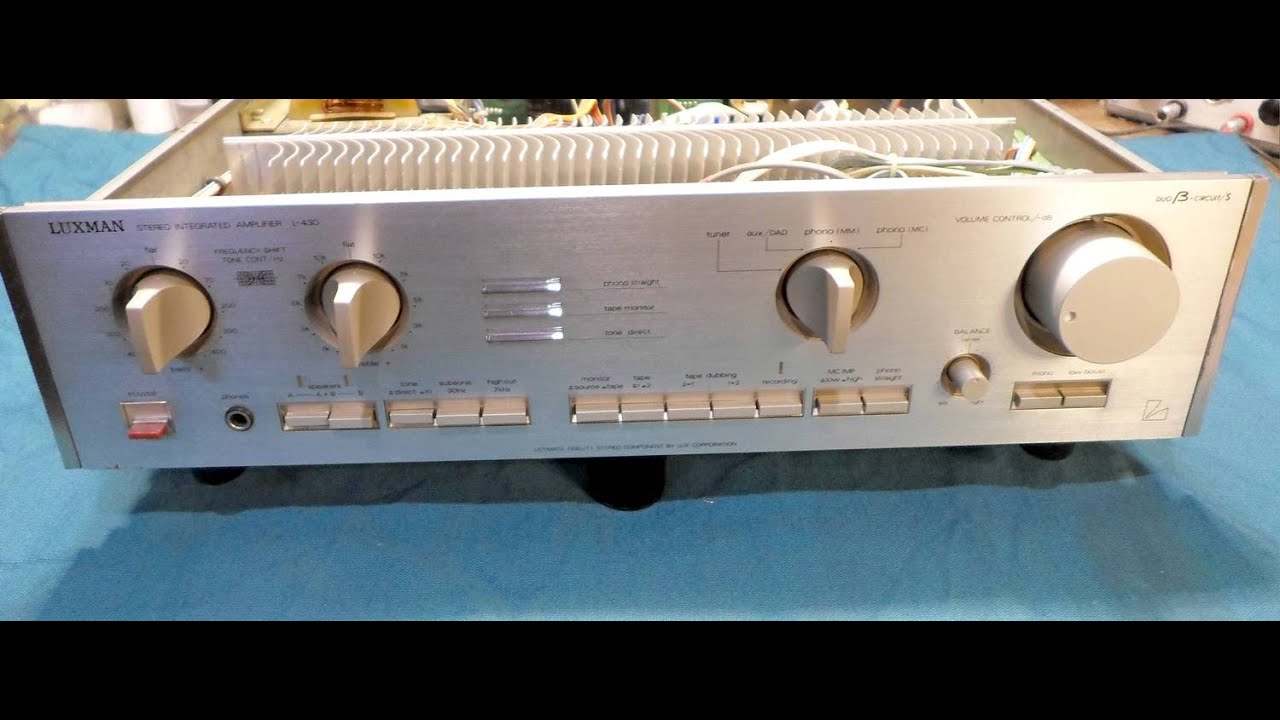 LUXMAN L430  Перший огляд і проблема з селектором та інше.