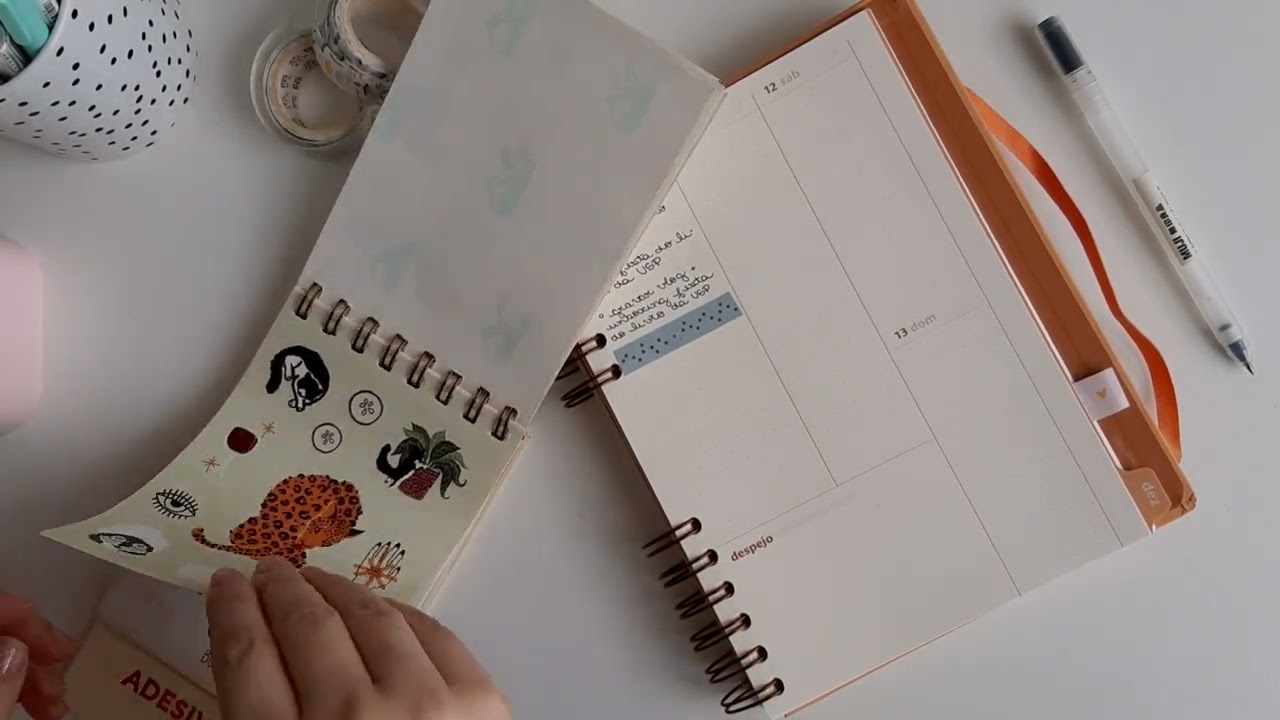 Planeje uma semana comigo | Organiza&ccedil;&atilde;o Semanal, Planner Flordemim 2022