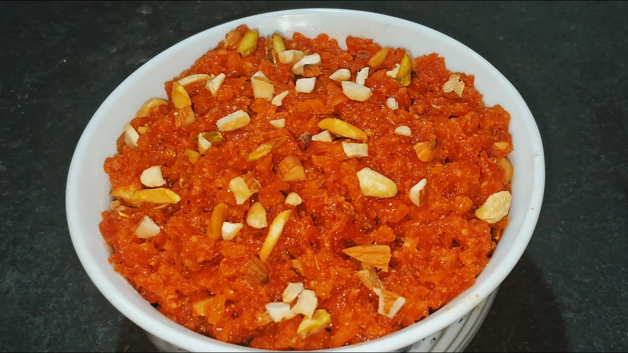 నోట్లో కరిగిపోయే స్వీట్ షాప్ స్టైల్ క్యారెట్ హాల్వా😋Easy Gajar Ka Halwa👌Carrot Halwa Sweet Recipe |