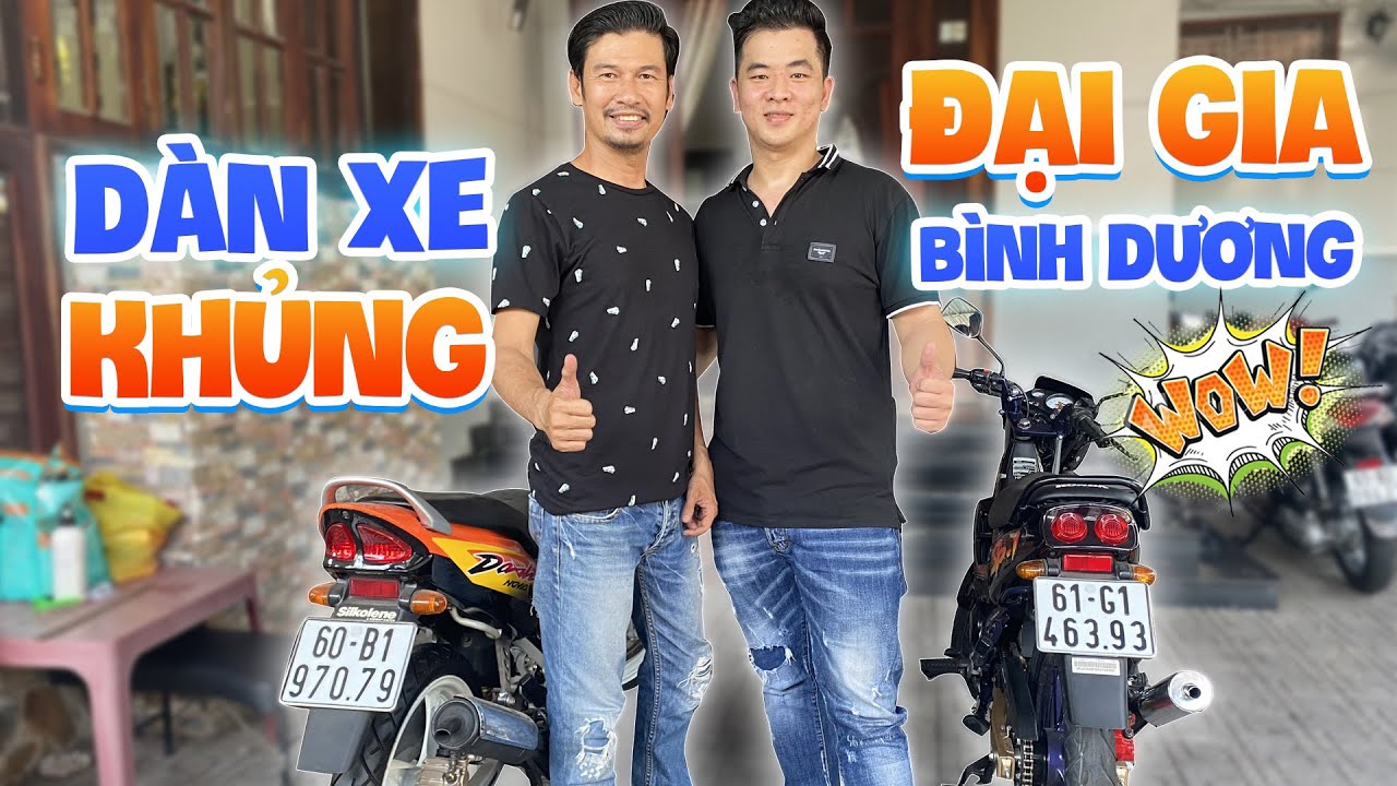 Nghệ Sĩ Tiết Cương bất ngờ về dàn xe 2 thì KHỦNG của Đại Gia 9x ở Bình Dương