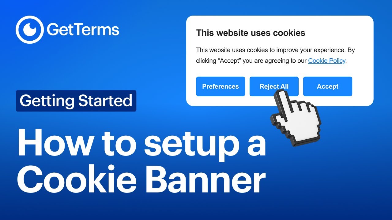 How to create a cookie banner and add it to your website