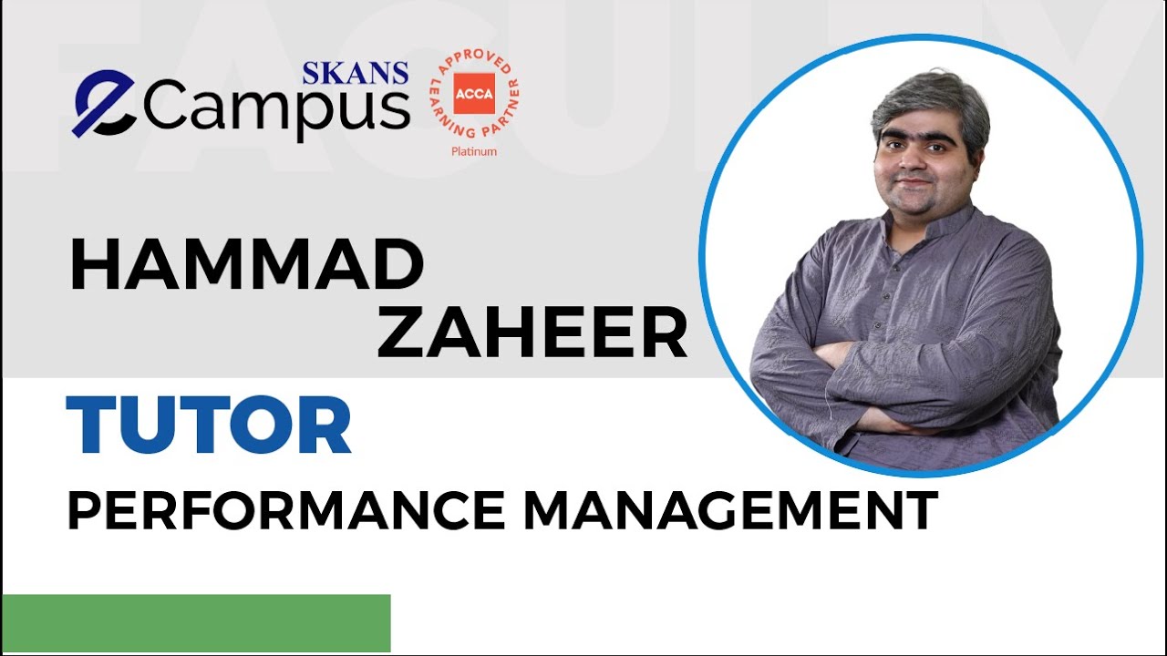 Throughput Accounting | ACCA PM | Urdu/Hindi | Lecture by Mr. Hammad Zaheer