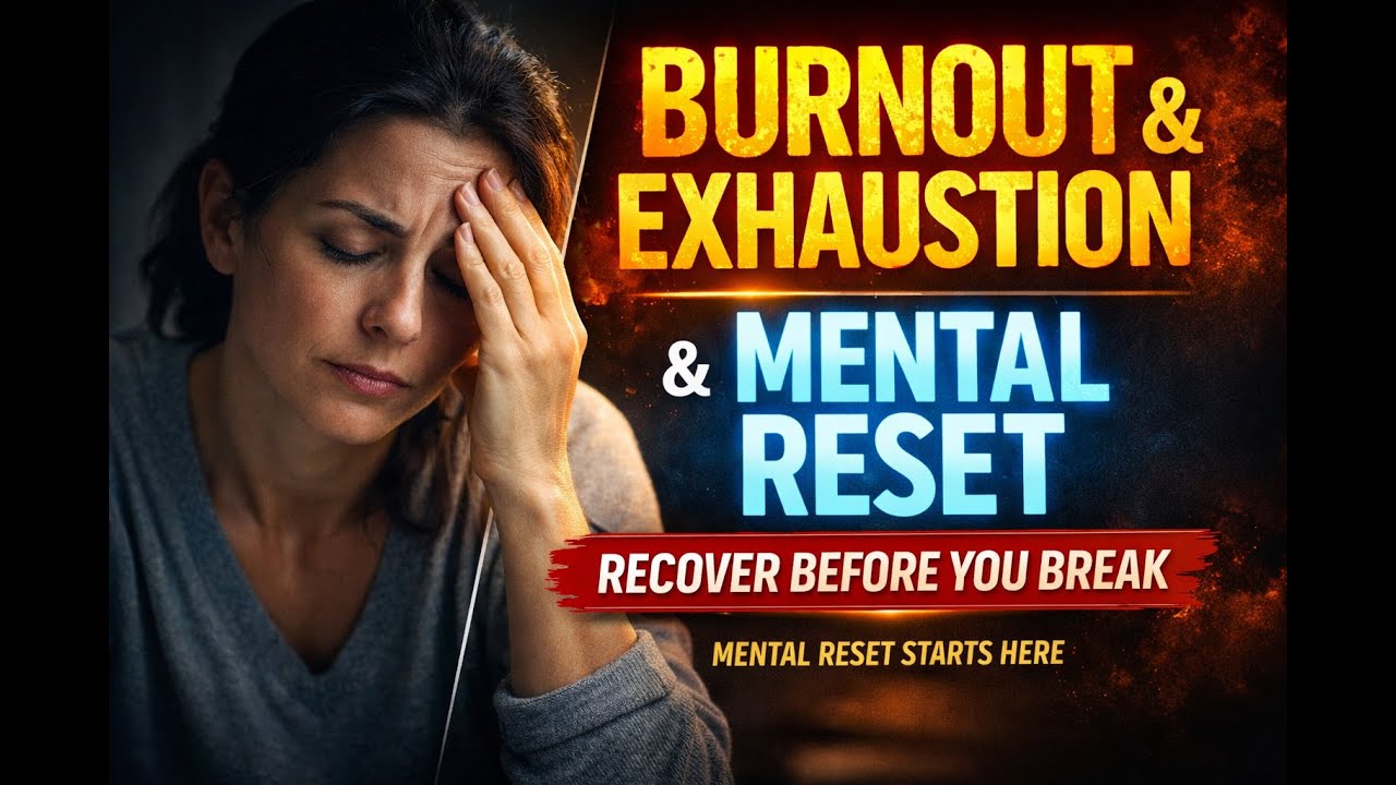 Burnout, Exhaustion & Mental Reset | How to Recover Before You Break #brainhealth #brainpower