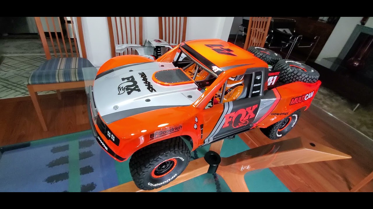 Newly painted Traxxas UDR  body
