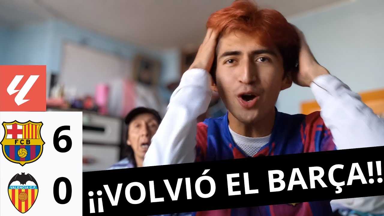 ¡VUELVE LA APLASTADORA CULÉ! 💀😎 - FC Barcelona vs Valencia - #laliga #fcbarcelona #pinchazo