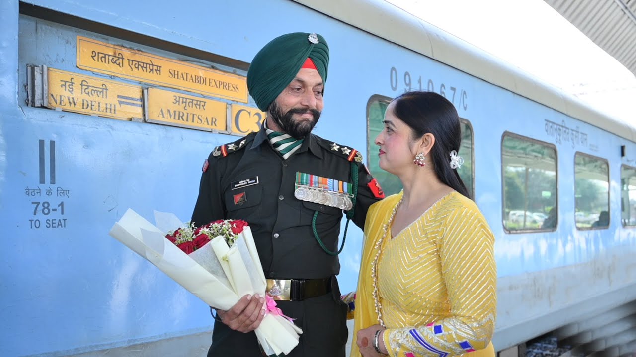 GRAND WELCOME OF SUB BALWINDER SINGH