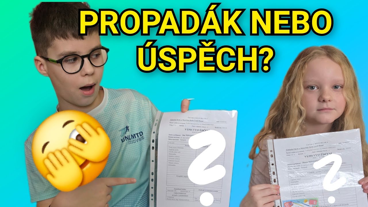 VYSVĚDČENÍ 🔥 Jak děti dopadly⁉️ #familylove #vlog 