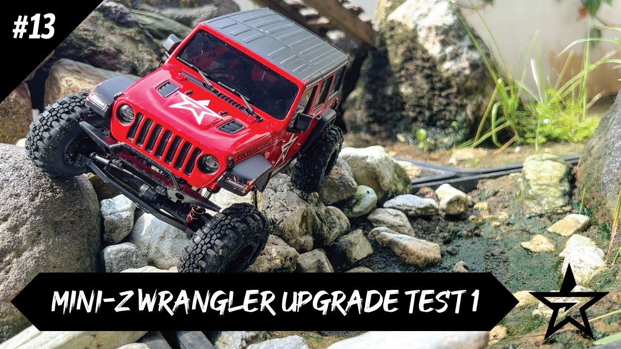 Mini-Z 4x4 Jeep Wrangler Upgrade Test 1 – Shocks, Tires | Ep.13
