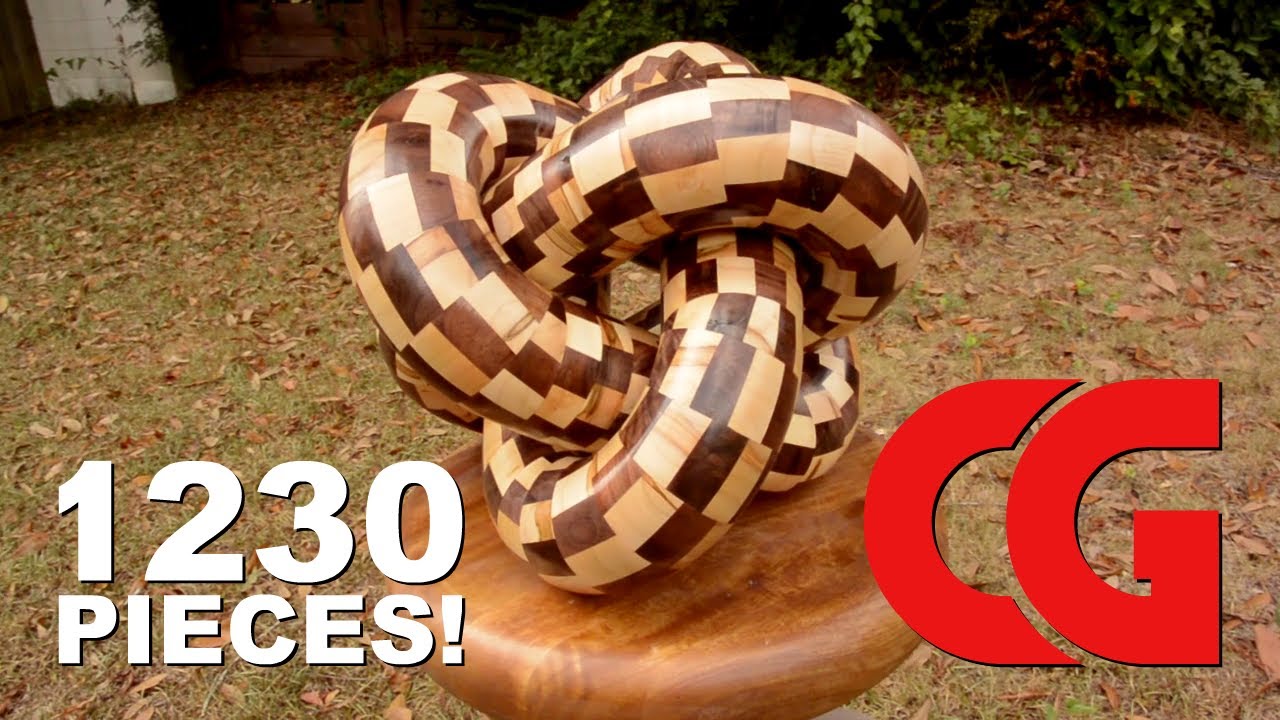 Segmented Wood Sculpture - Art, Woodturning, Woodworking