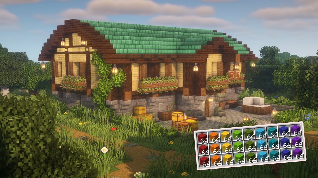 Minecraft | How to build an Automatic Wool Farm - Tutorial 1.21 ( Bedrock + Java )