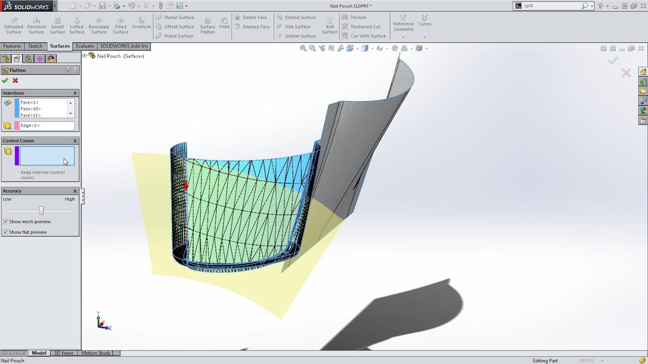 SOLIDWORKS 2015 Sneak Peek: Flatten Surface