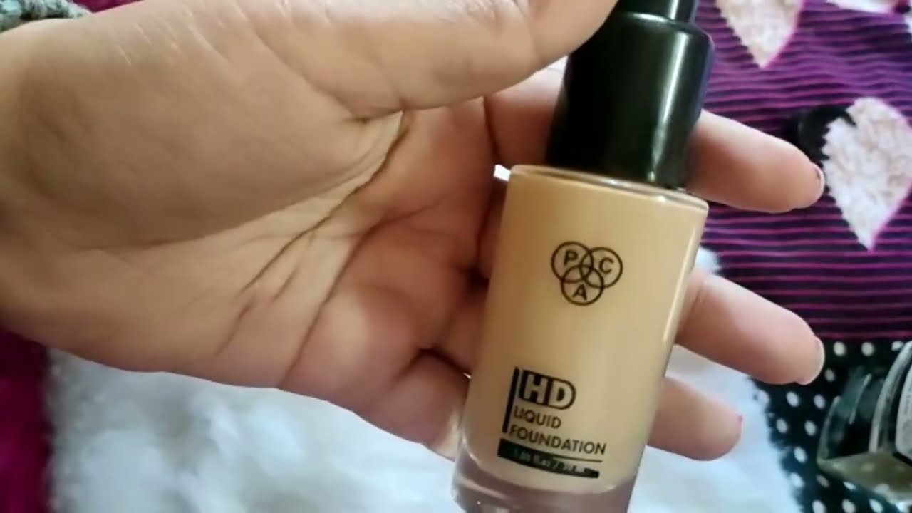 PAC HD LIQUID FOUNDATION I Shade 2.3 l Review & Swatch #paccosmetics #makeup #hdfoundation