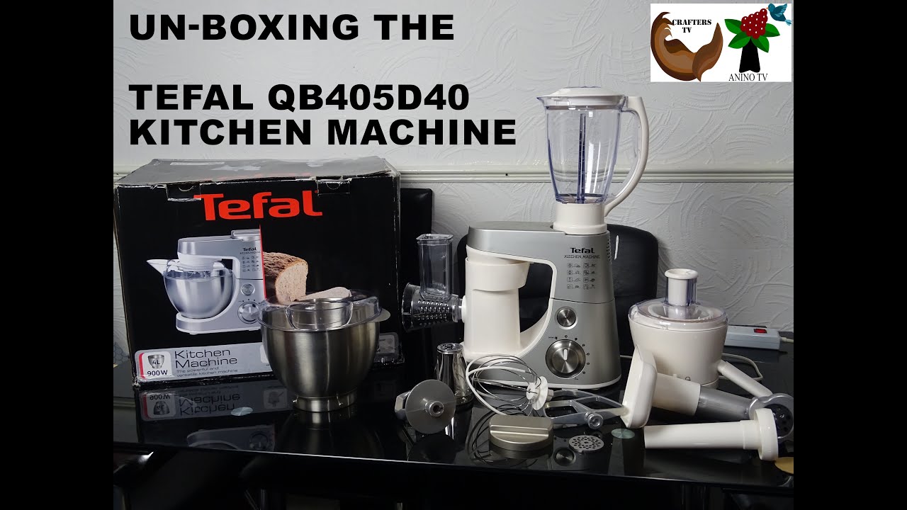 Unboxing the Tefal QB405D40 kitchen machine