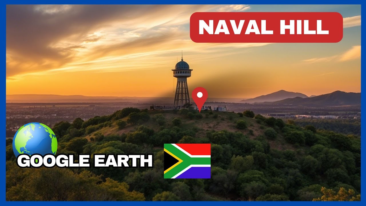 Naval Hill in Bloemfontein, South Africa on Google Earth
