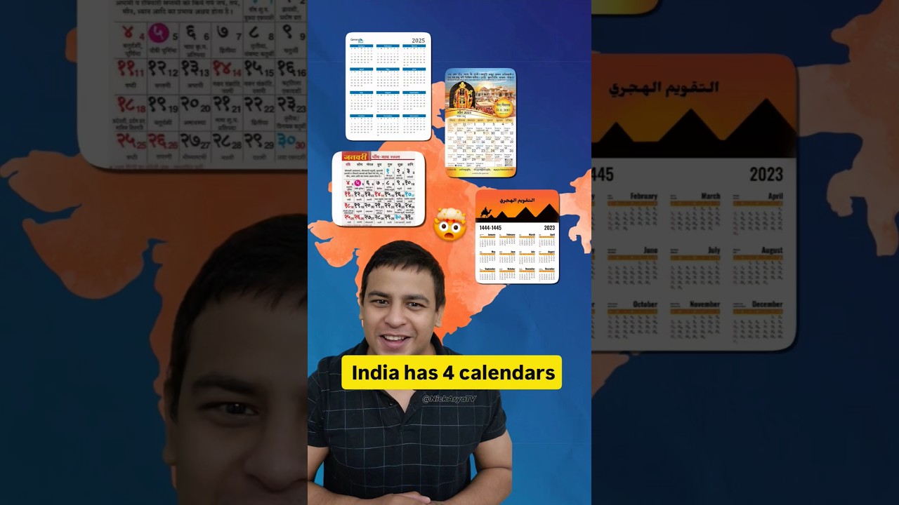 Why India uses 4 Calendars at the same time? #history #vikramsamvat #gregoriancalendar #nickaryatv