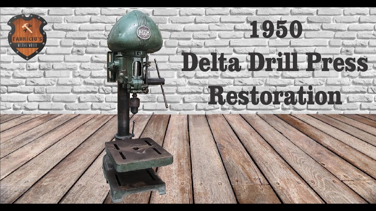 1950s Delta drill press restoration