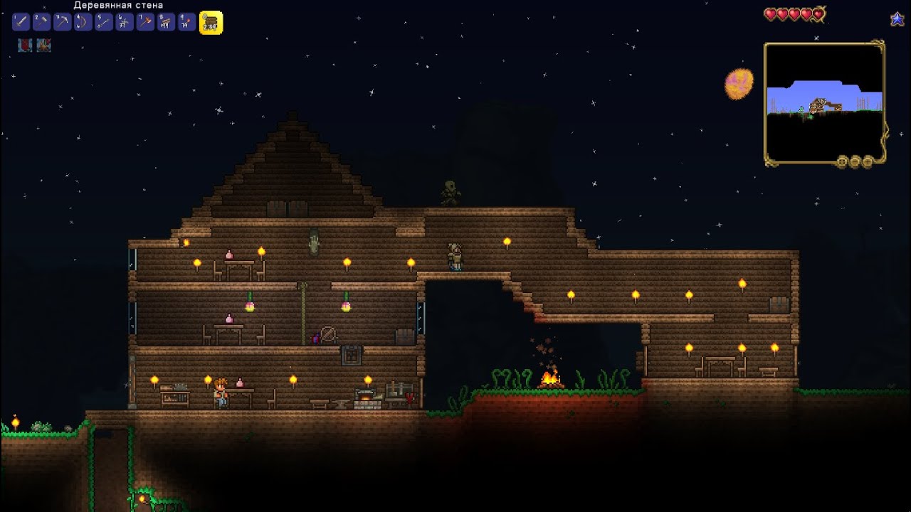 продолжаю играть в Terraria