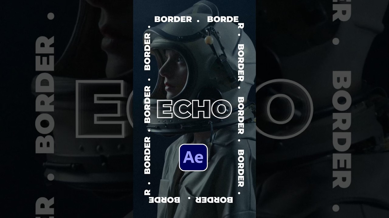 Add Border Text With This Simple Trick in After Effects