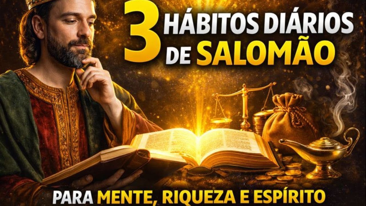 V002 - OS 3 HÁBITOS DE SALOMÃO PARA MANTER SUA MENTE, RIQUEZA E ESPÍRITO ALINHADOS COM DEUS. VEJA!