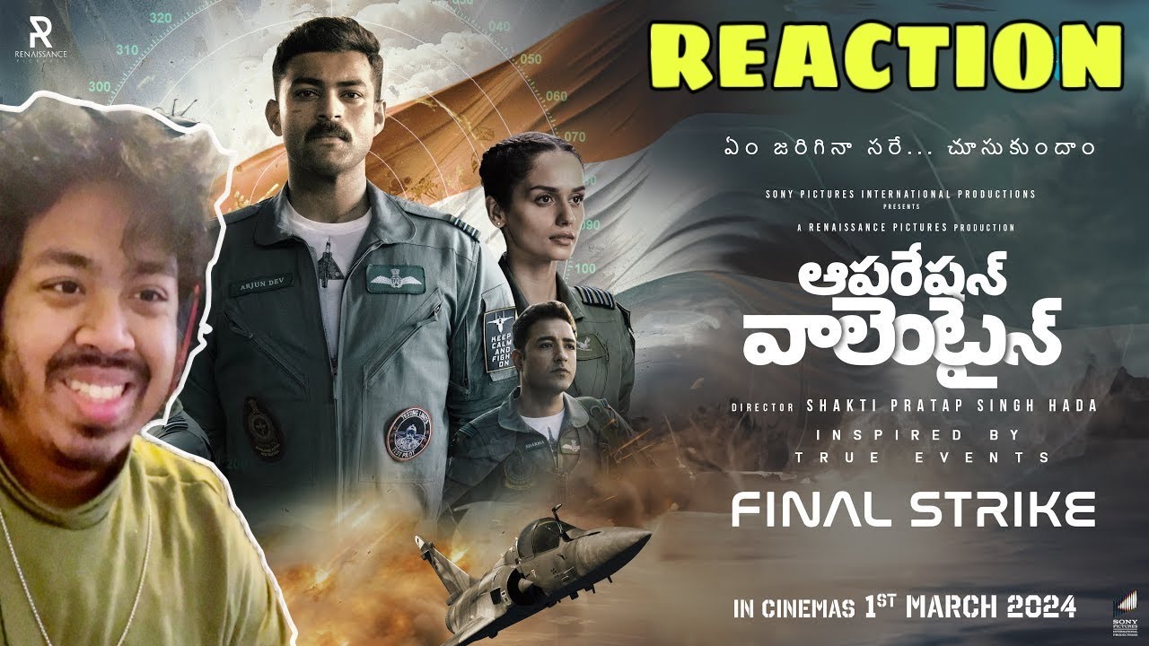 Operation Valentine Official TRAILER REACTION | Varun Tej, Manushi Chhillar
