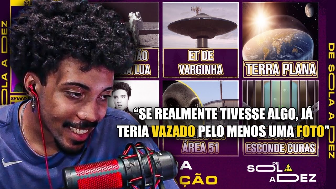 MANEL REACT: QUAL É A MELHOR E A 'PIOR' TEORIA DA CONSPIRAÇÃO? | DE SOLA A DEZ