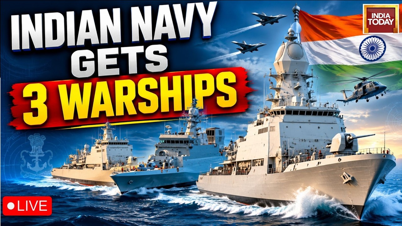INS Dunagiri, Sanshodhak & Agray Commissioned: India's Naval Power Boost | India Today LIVE