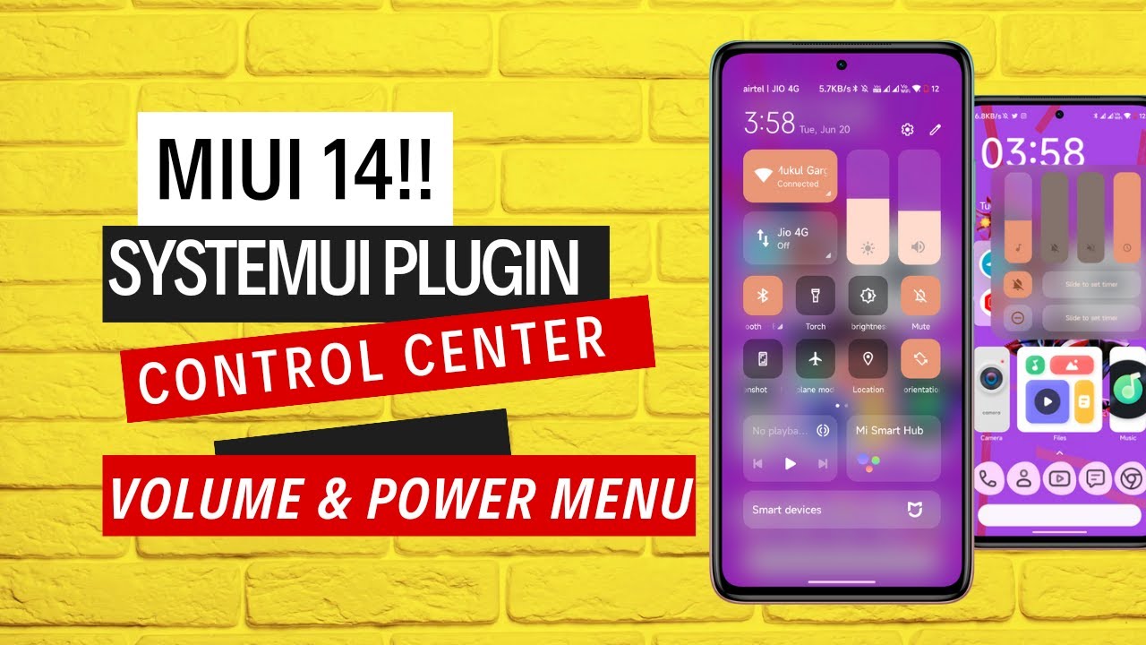 MIUI New Power Menu, Control Center & Volume Control! Evolution of Power Menu & Control Center! 💯💯