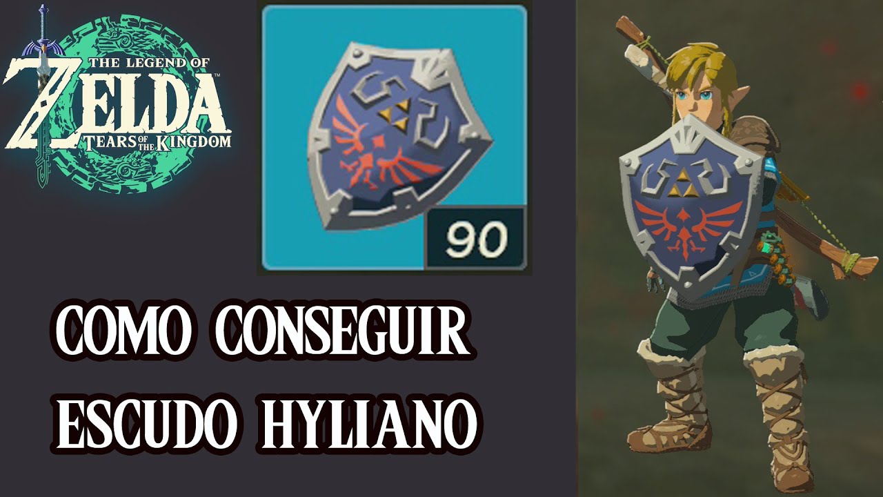 COMO CONSEGUIR EL ESCUDO HYLIANO - ZELDA TEARS OF THE KINGDOM
