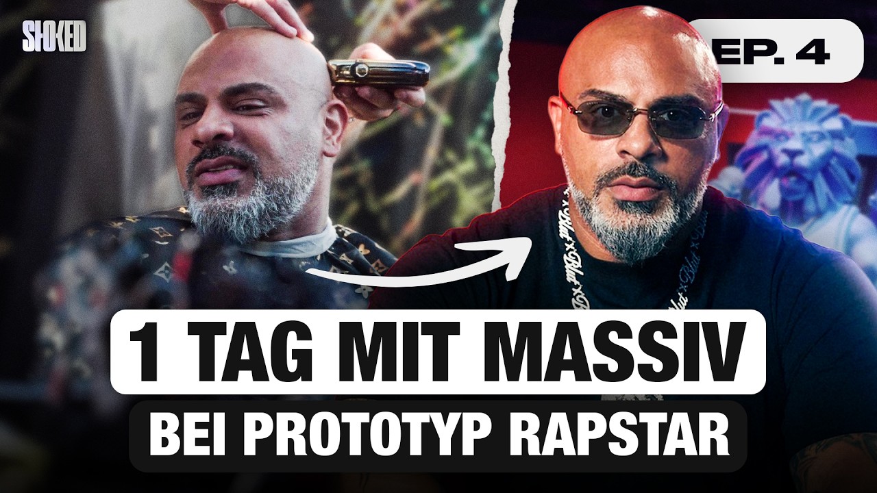 Ein Tag in Massivs Leben: Protoyp Rapstar, Vater sein, Fitness, Friseur  | BTS bei PROTOTYP RAPSTAR