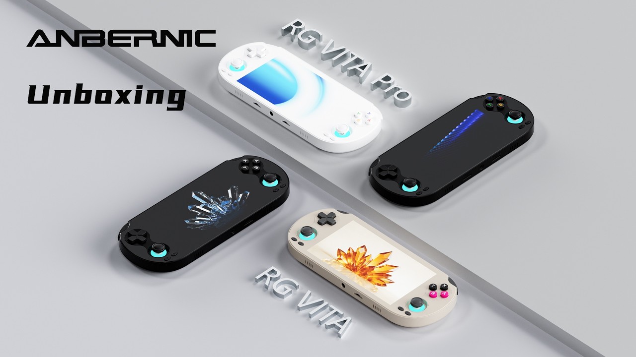 Официальная распаковка и первый обзор | ANBERNIC RG VITA и RG VITA Pro