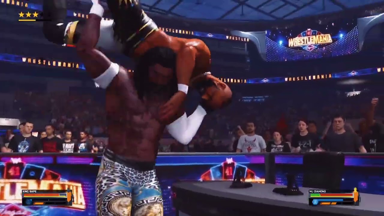 King Bape vs MJ Diamond 2, WrestleMania 41 Night 2, MJ’s Retirement Match 