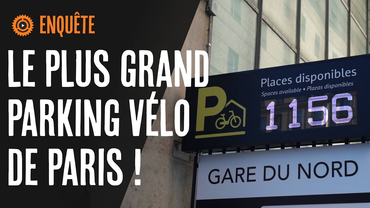 Un parking vélo Gigantesque à Paris ? (Gare du Nord)