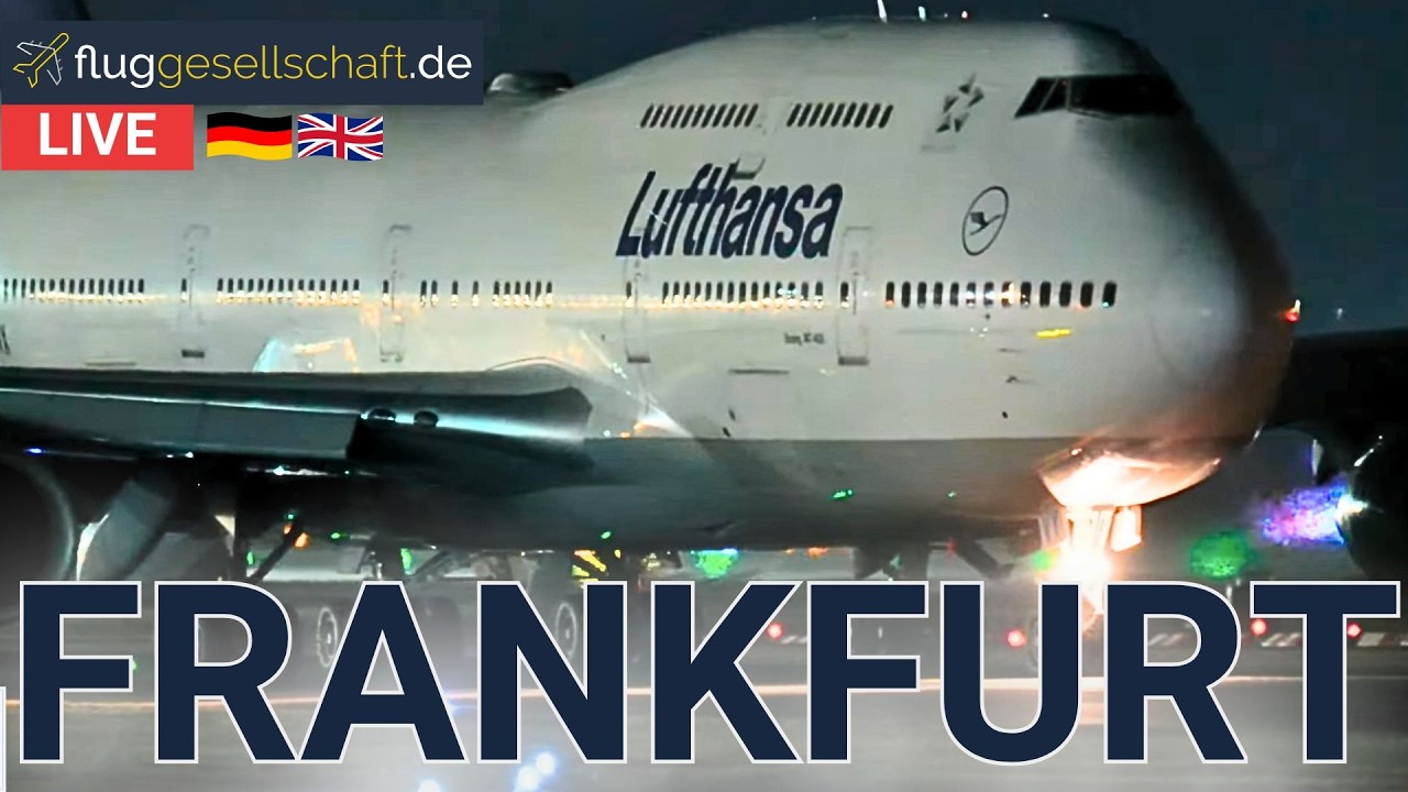 FRA LIVE 🇩🇪 Airport Frankfurt Planespotting | Dienstag Abend Rush mit Thomas