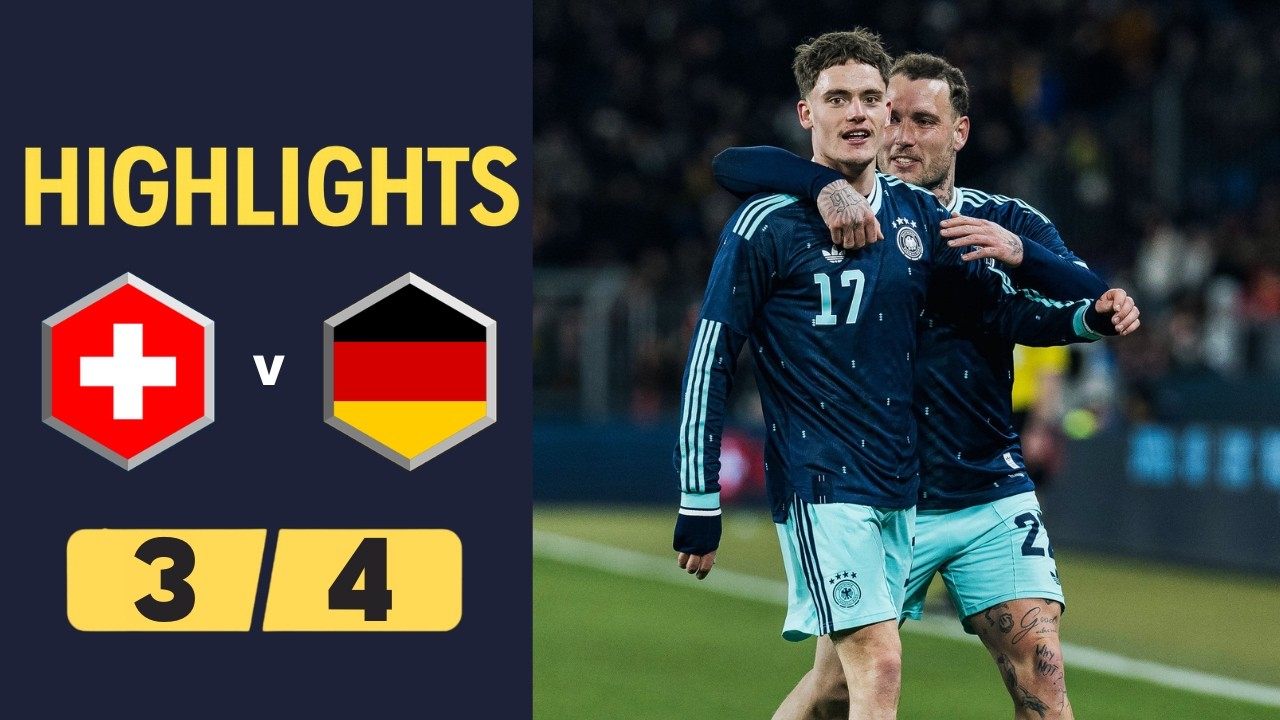 Schweiz Deutschland | 3-4 | Highlights | Freundschaftsspiel 2026 | deutschland schweiz