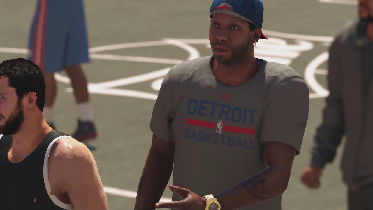 NBA 2K14 PS4 My Career - 1st Park Session! Patch Fixed the Mode!