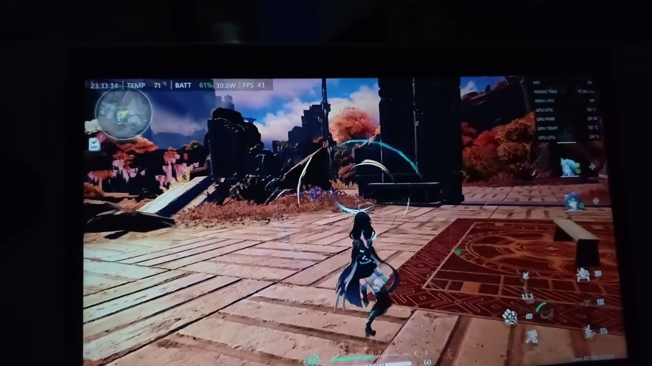 As requested by Niorlecchino. Trying setting some settings at Wuthering Waves on ROG Ally Z1 Extreme