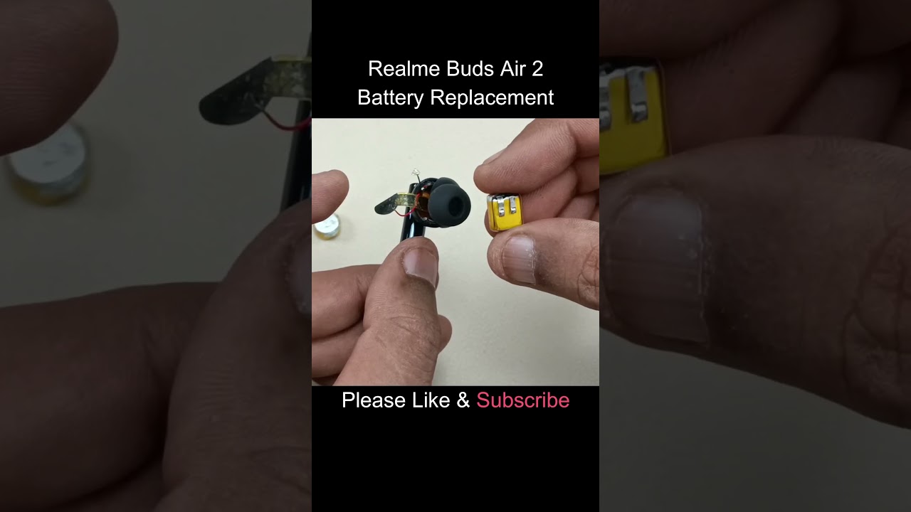 Realme Buds Air 2 Battery Replacement of Buds For Long video Click above link #shorts #trending