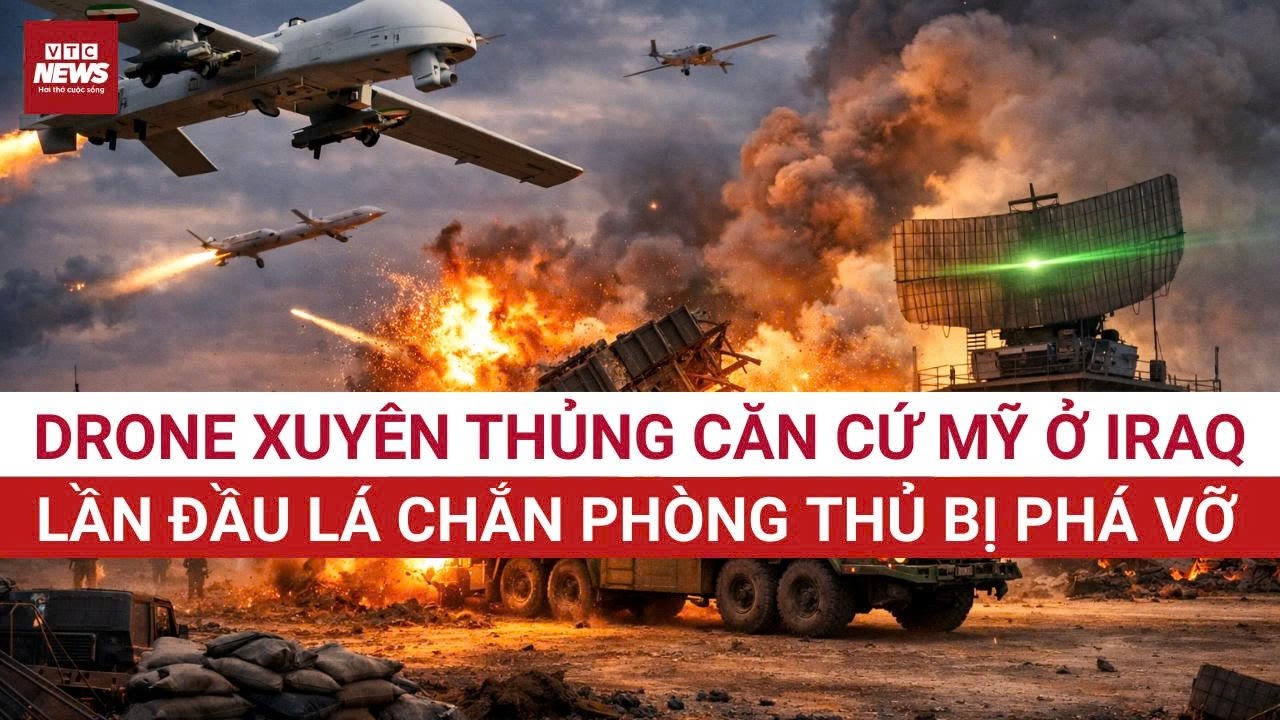 NÓNG: Cú đột kích bằng drone khiến căn cứ Mỹ ở Iraq chấn động, hệ thống phòng thủ bị phá vỡ ?