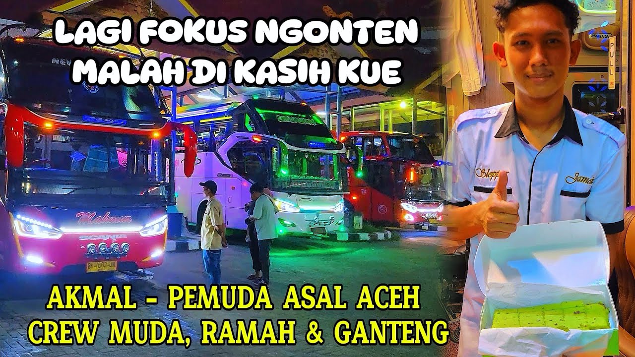 Lagi Fokus Ngonten Malah Di Kasih Kue | Pantauan Di Terminal BRPS Pekanbaru