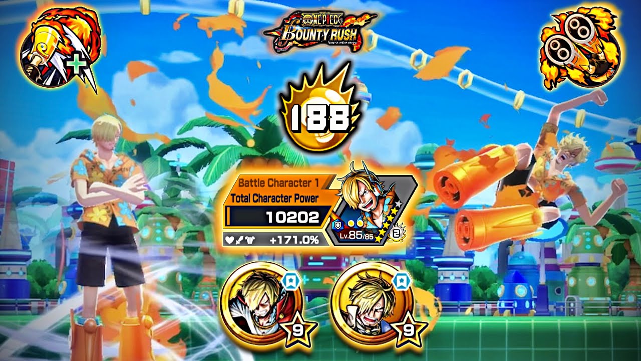 【The Best Free Unit in The Game!!】Egghead Sanji with [Sanji Medals] Showcase | OPBR