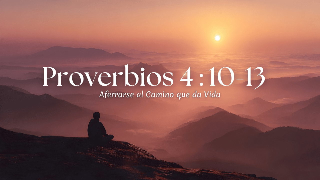 Proverbios 4:10-13 | Aferrarse Al Camino Que Da Vida | Devocional Bíblico