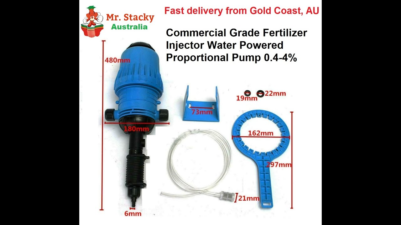 How to fix a fertilizer injector that stops working