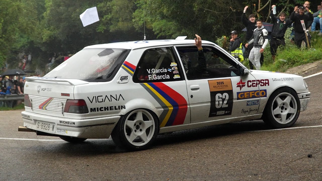 Victor García - Francisco García | Rallye Festival Hoznayo 2025 | Peugeot 309 GTI