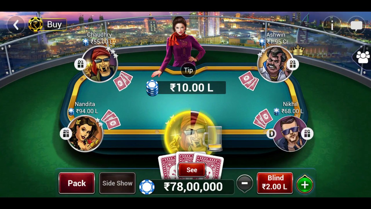Teen Patti Gold 45Crore Dubai Tournament Gameplay