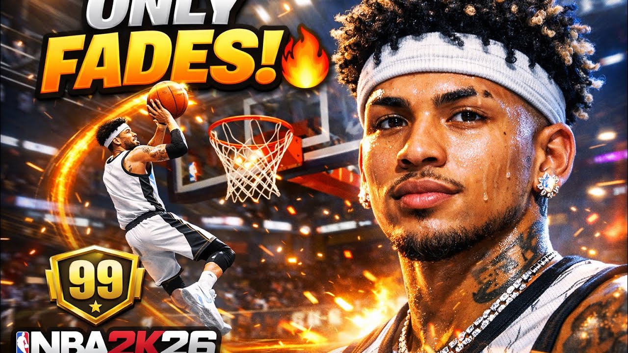 ONLY FADES in NBA 2K26… No Other Shots Allowed 😈