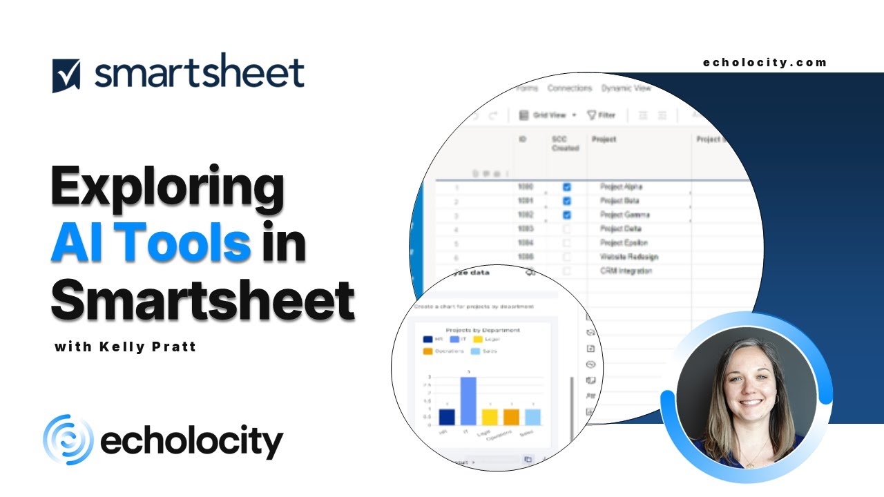 Exploring Smartsheet's AI Tools with Echolocity | Generate Formulas | Analyze Data with AI
