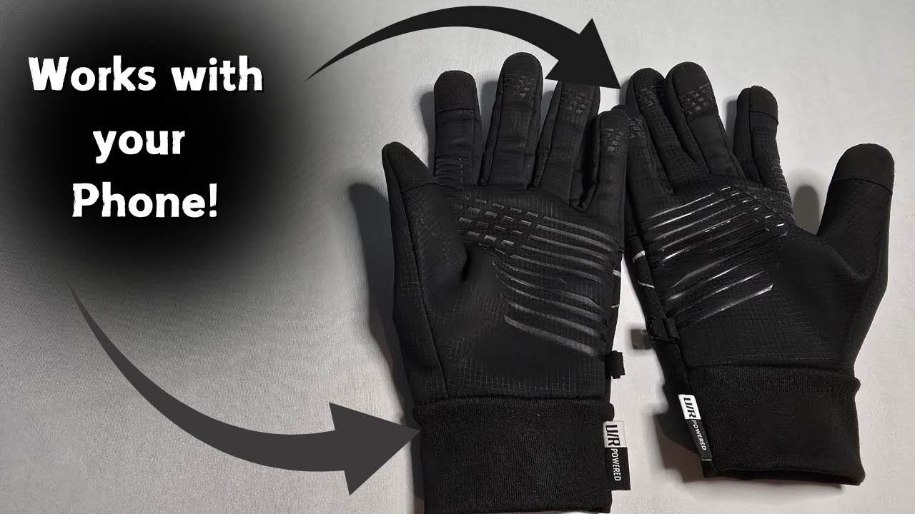 Benirap Winter Gloves for Men Women, Warm Touchscreen Winter Gloves Windproof Non-Slip Cold Weather