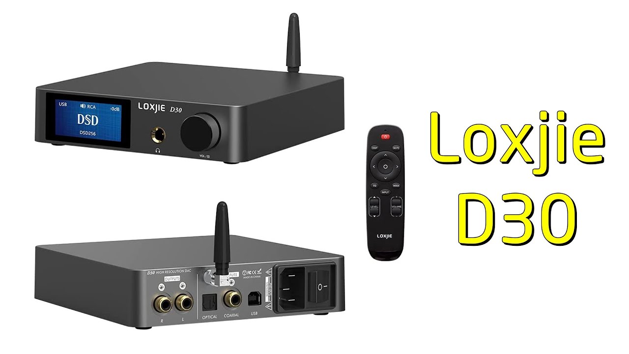 Loxjie D30 | DAC & Kopfhörerverstärker mit Fernbedienung