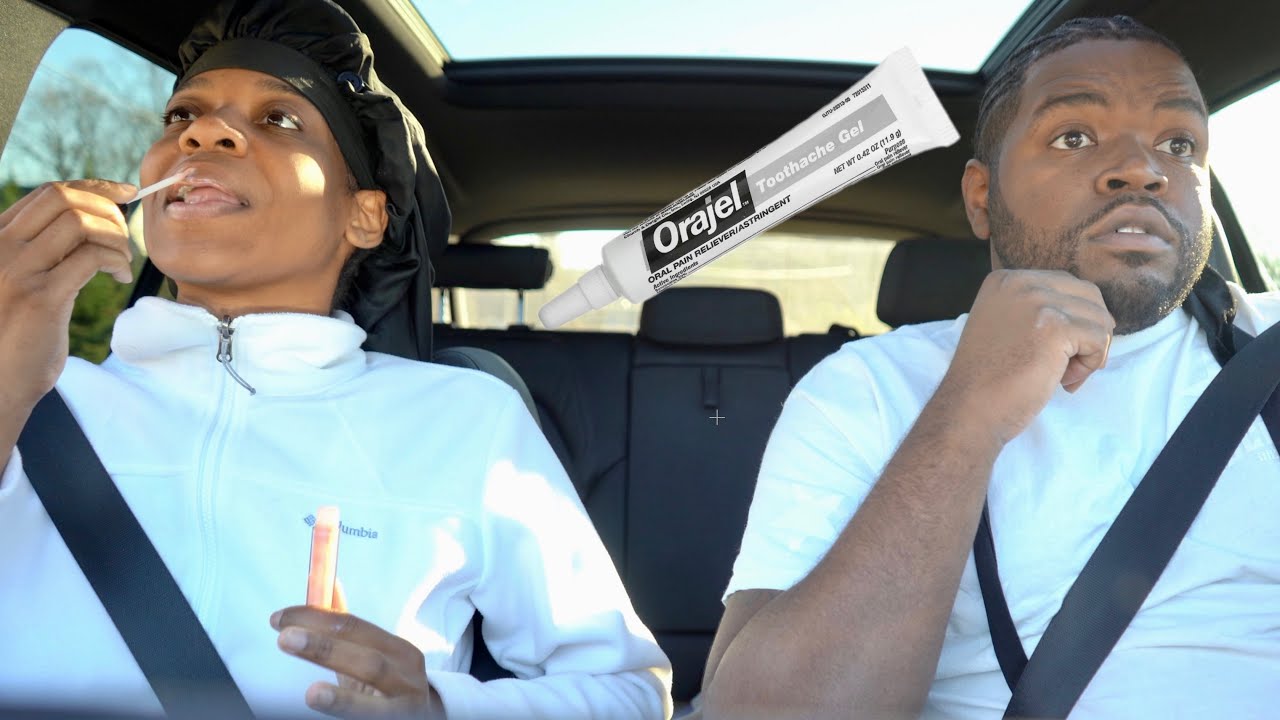 PUT ORAJEL IN MY ANGRY WIFE LIPGLOSS TO SEE HER REACTION *🤣*