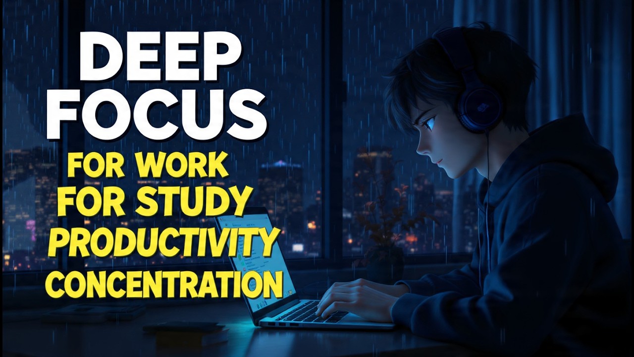 🔴 LIVE Focus Music for Work and Study | Smooth Ambient Background for Deep Concentration
